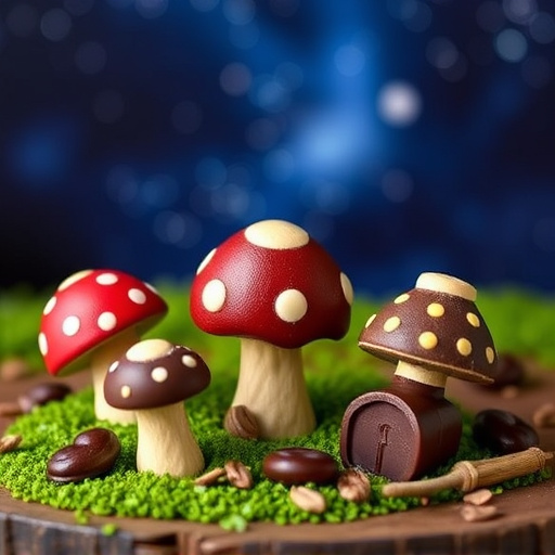 Magic Mushroom Chocolates Packaging Shots
