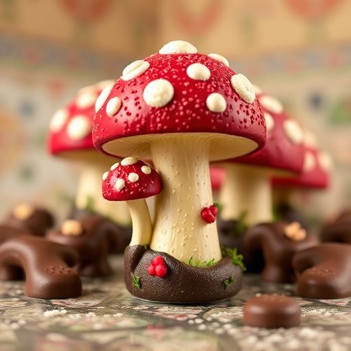 Magic Mushroom Chocolates Packaging Shots