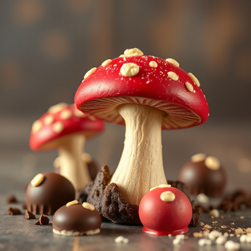 Magic Mushroom Chocolates Packaging Shots