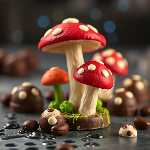 Magic Mushroom Chocolates Packaging Shots