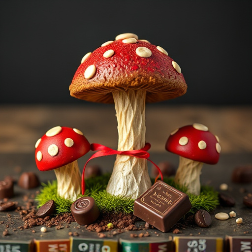 Magic Mushroom Chocolates Packaging Shots