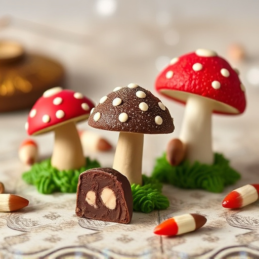 Magic Mushroom Chocolates Packaging Shots