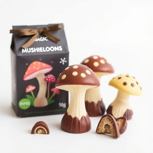 Magic Mushroom Chocolates Packaging Shots