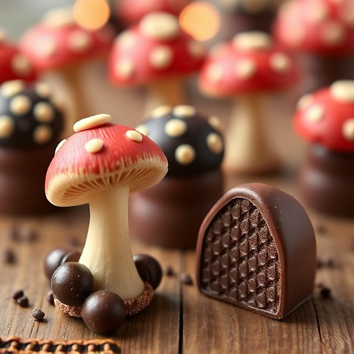 Magic Mushroom Chocolates Packaging Shots
