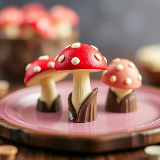 Magic Mushroom Chocolates Packaging Shots
