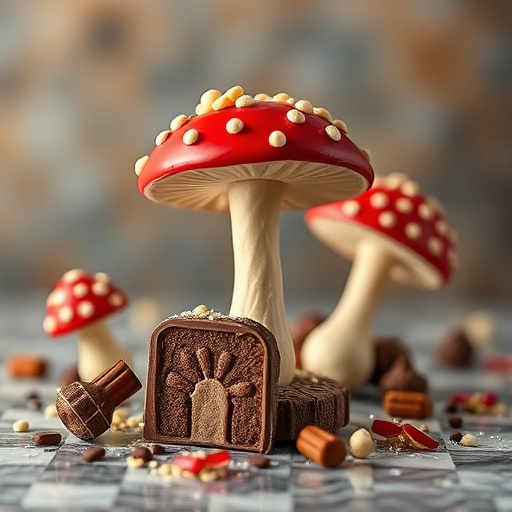 Magic Mushroom Chocolates Packaging Shots
