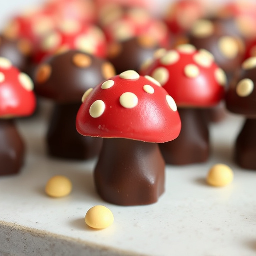 Magic Mushroom Chocolates Packaging Shots