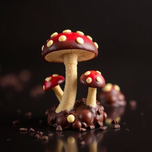 Magic Mushroom Chocolates Packaging Shots