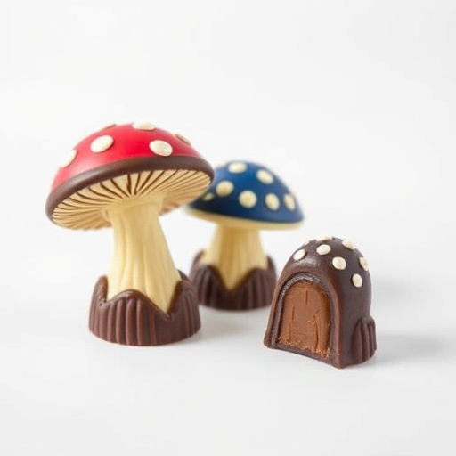 Magic Mushroom Chocolates Packaging Shots
