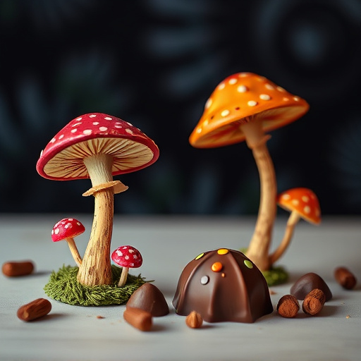 Magic Mushroom Chocolates Packaging Shots