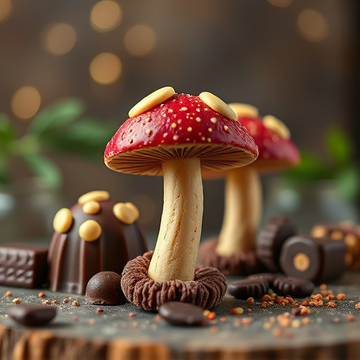 Magic Mushroom Chocolates Packaging Shots