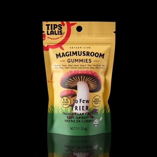 Magic Mushroom Gummies Packaging Shots
