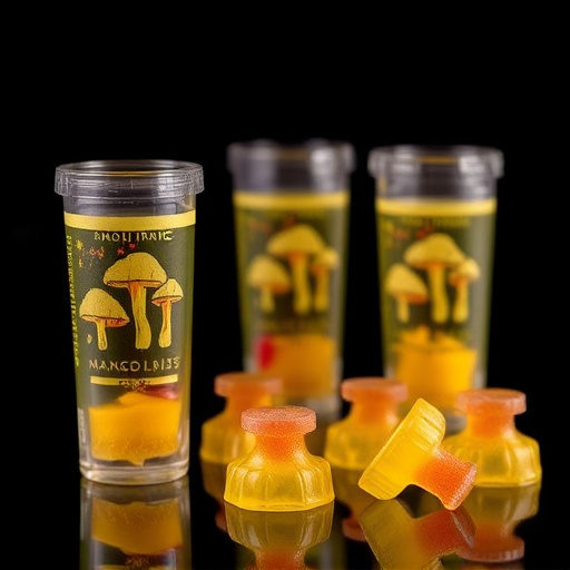 Magic Mushroom Gummies Packaging Shots