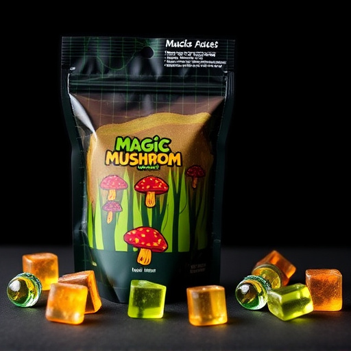 Magic Mushroom Gummies Packaging Shots