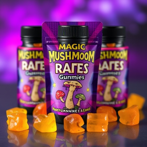 Magic Mushroom Gummies Packaging Shots
