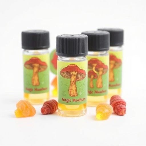 Magic Mushroom Gummies Packaging Shots