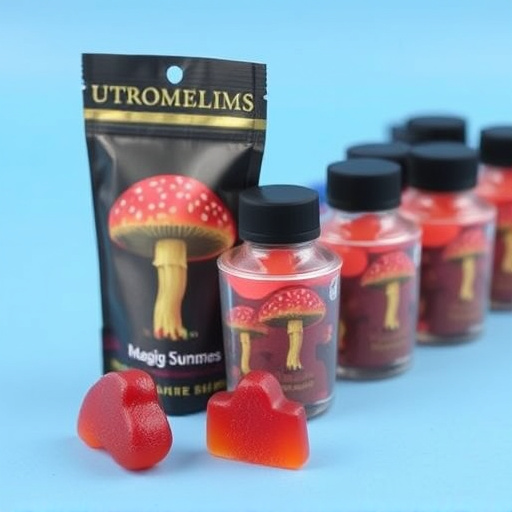 Magic Mushroom Gummies Packaging Shots