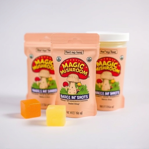 Magic Mushroom Gummies Packaging Shots