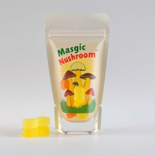 Magic Mushroom Gummies Packaging Shots