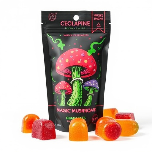 Magic Mushroom Gummies Packaging Shots