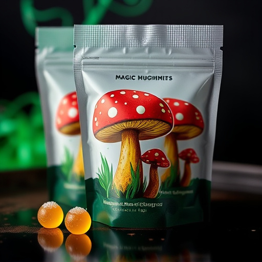 Magic Mushroom Gummies Packaging Shots