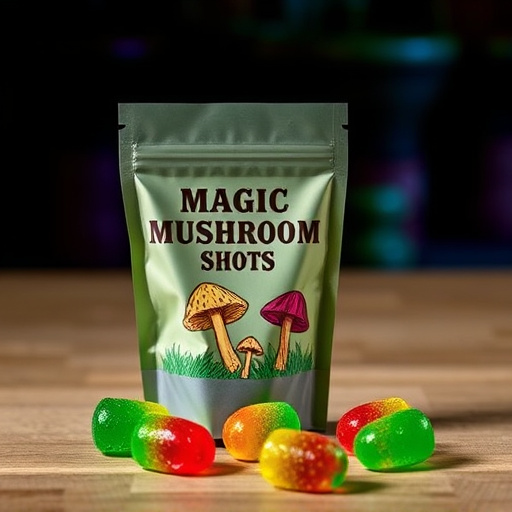 Magic Mushroom Gummies Packaging Shots