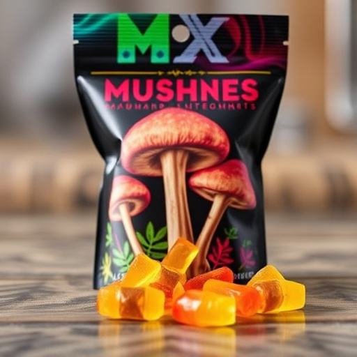 Magic Mushroom Gummies Packaging Shots