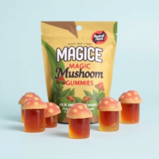 Magic Mushroom Gummies Packaging Shots