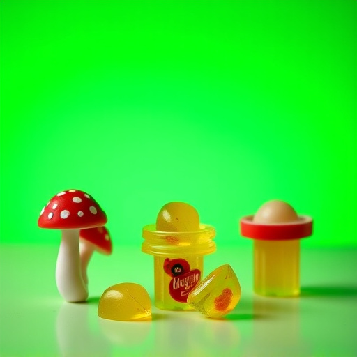Magic Mushroom Gummies Packaging Shots