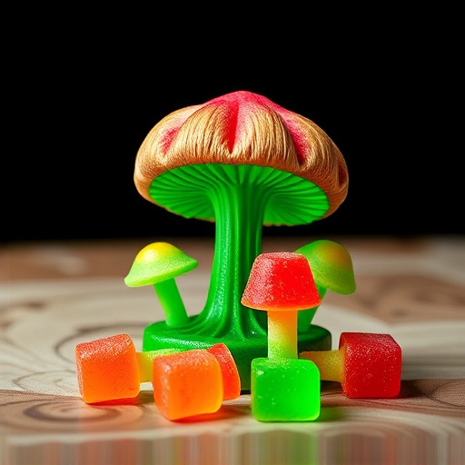 Magic Mushroom Gummies Packaging Shots