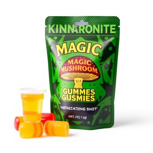 Magic Mushroom Gummies Packaging Shots