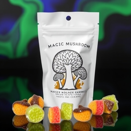 Magic Mushroom Gummies Packaging Shots