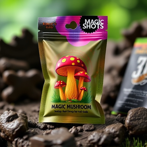 Magic Mushroom Gummies Packaging Shots