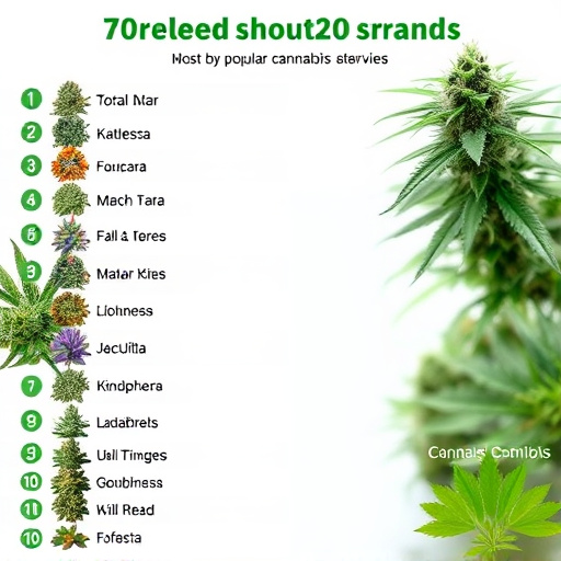 most popular cannabis strains