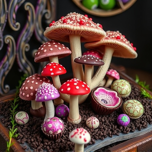 Psilocybin Magic Mushroom Chocolates Display
