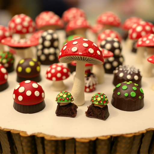 Psilocybin Magic Mushroom Chocolates Display