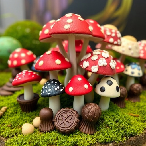 Psilocybin Magic Mushroom Chocolates Display