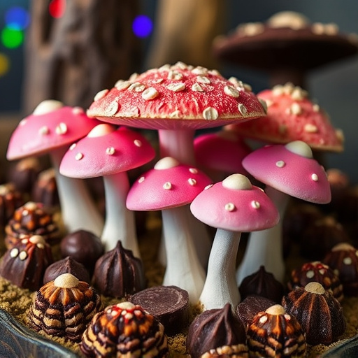 Psilocybin Magic Mushroom Chocolates Display