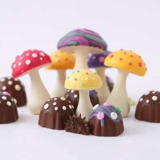 Psilocybin Magic Mushroom Chocolates Display