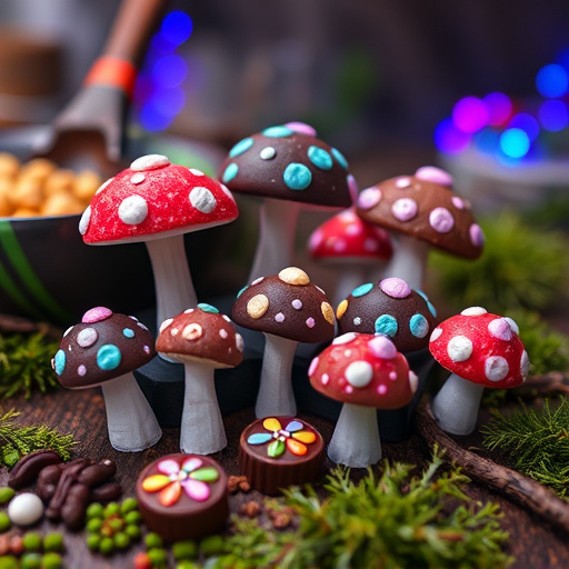 Psilocybin Magic Mushroom Chocolates Display