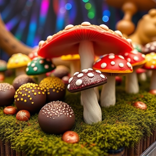 Psilocybin Magic Mushroom Chocolates Display