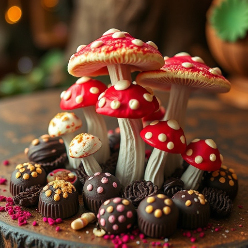 Psilocybin Magic Mushroom Chocolates Display