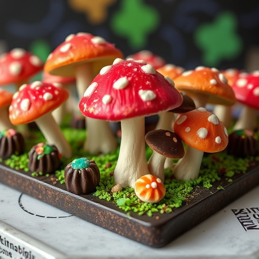 Psilocybin Magic Mushroom Chocolates Display