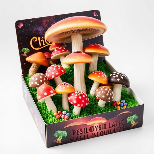 Psilocybin Magic Mushroom Chocolates Display
