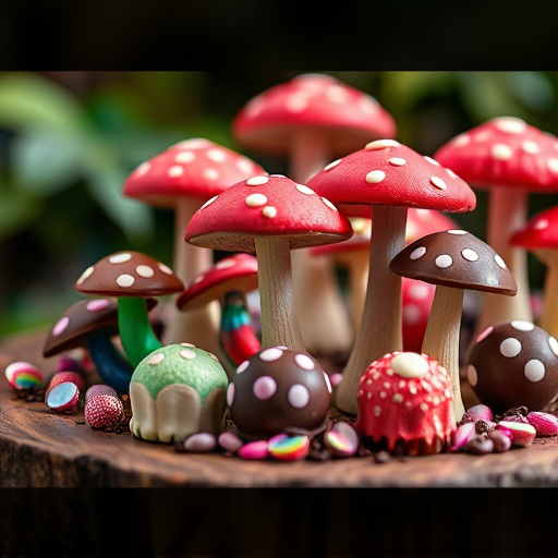 Psilocybin Magic Mushroom Chocolates Display