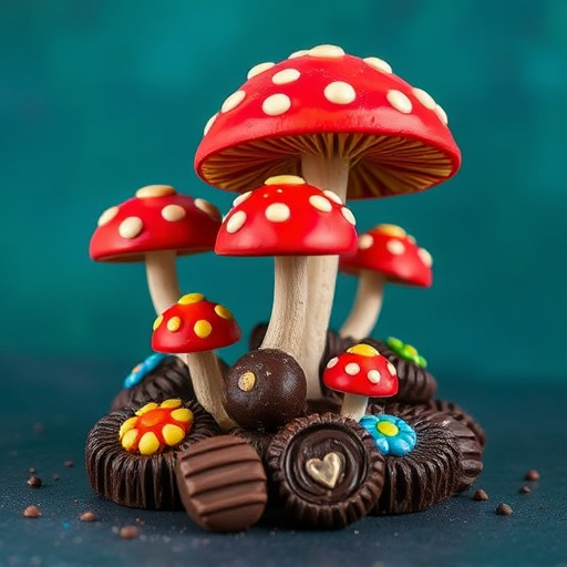 Psilocybin Magic Mushroom Chocolates Display