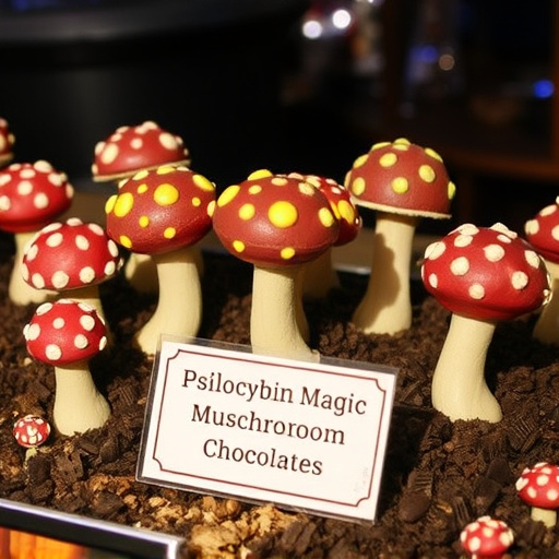 Psilocybin Magic Mushroom Chocolates Display