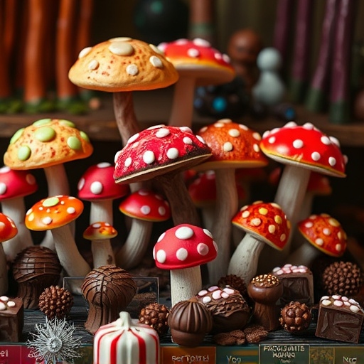 Psilocybin Magic Mushroom Chocolates Display
