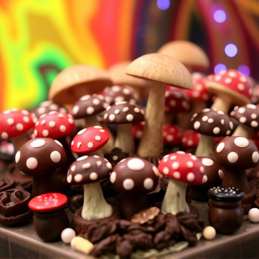 Psilocybin Magic Mushroom Chocolates Display