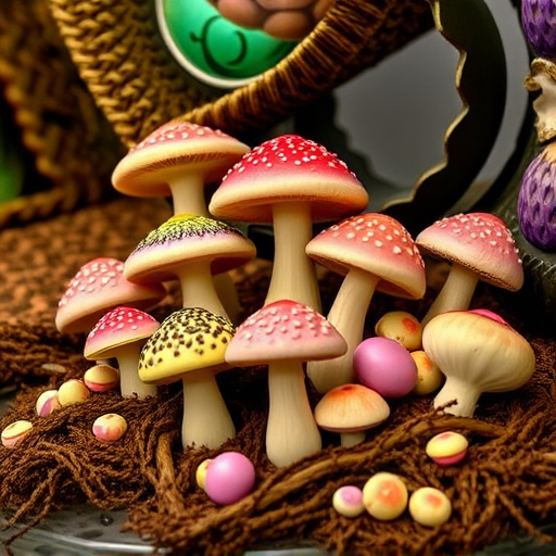 Psilocybin Magic Mushroom Chocolates Display